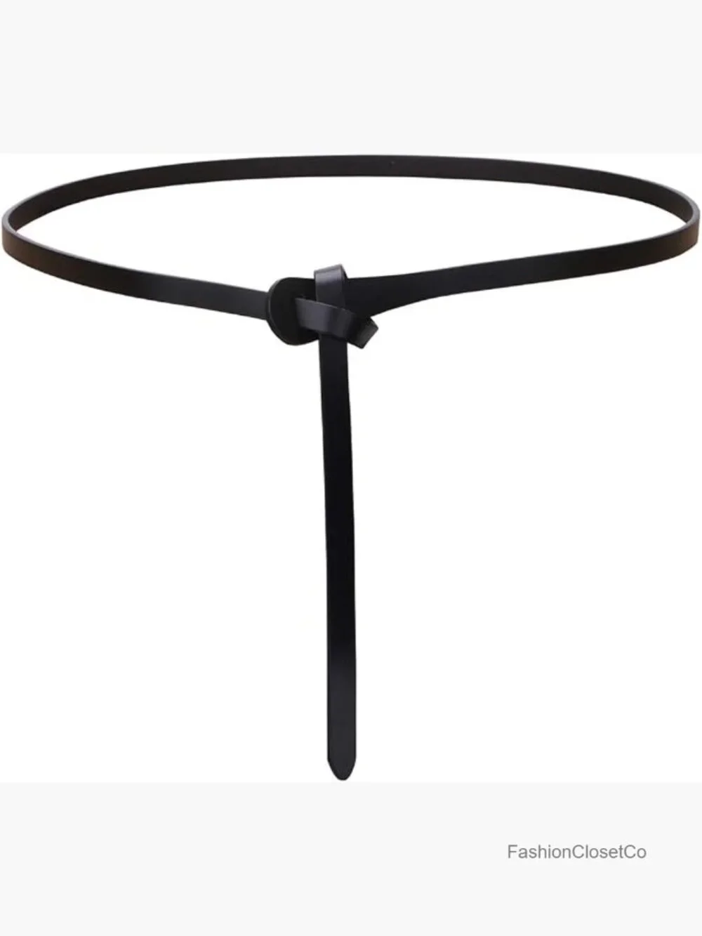 Genuine Leather Adjustable Skinny Belt, Minimalist Handmade Waist Strap